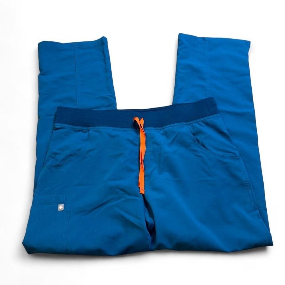 FIGS Womens Livingston Blue Scrub Pants T21004 Size Large